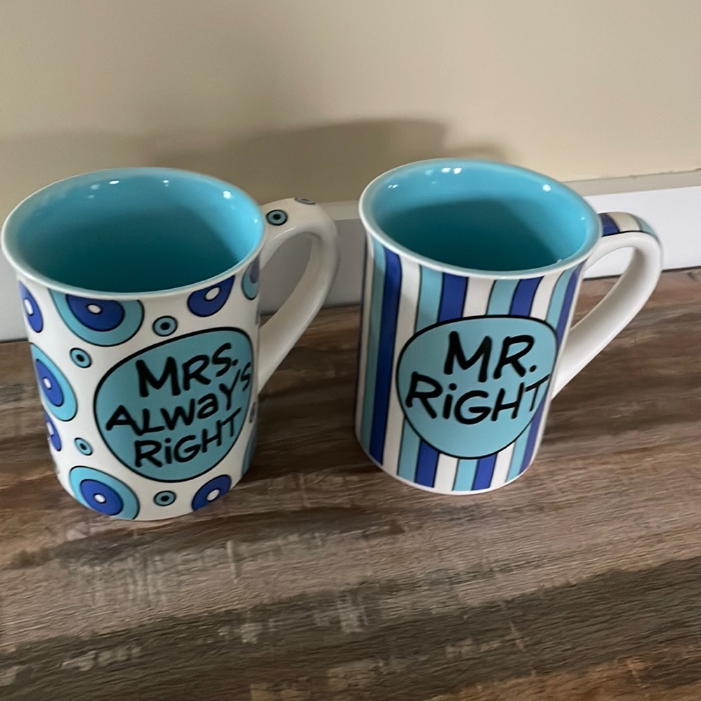 Mr and Mrs mugs